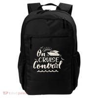 Cruise On Control Funny Boat Cruising Travel Summer Vacation Backpack thumb 0