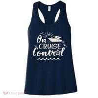 Cruise On Control Funny Boat Cruising Travel Summer Vacation Women's Tank Top thumb 0