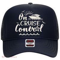 Cruise On Control Funny Boat Cruising Travel Summer Vacation Hat thumb 0