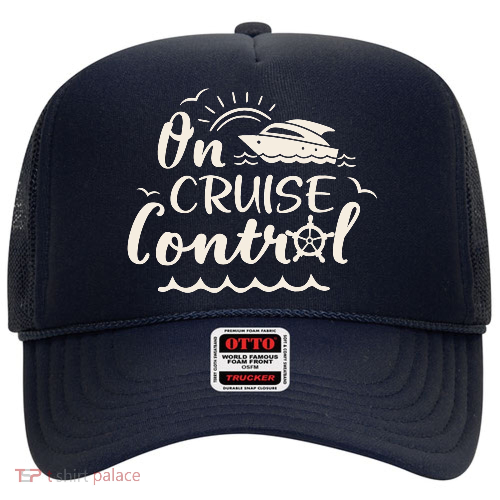 Cruise On Control Funny Boat Cruising Travel Summer Vacation Hat