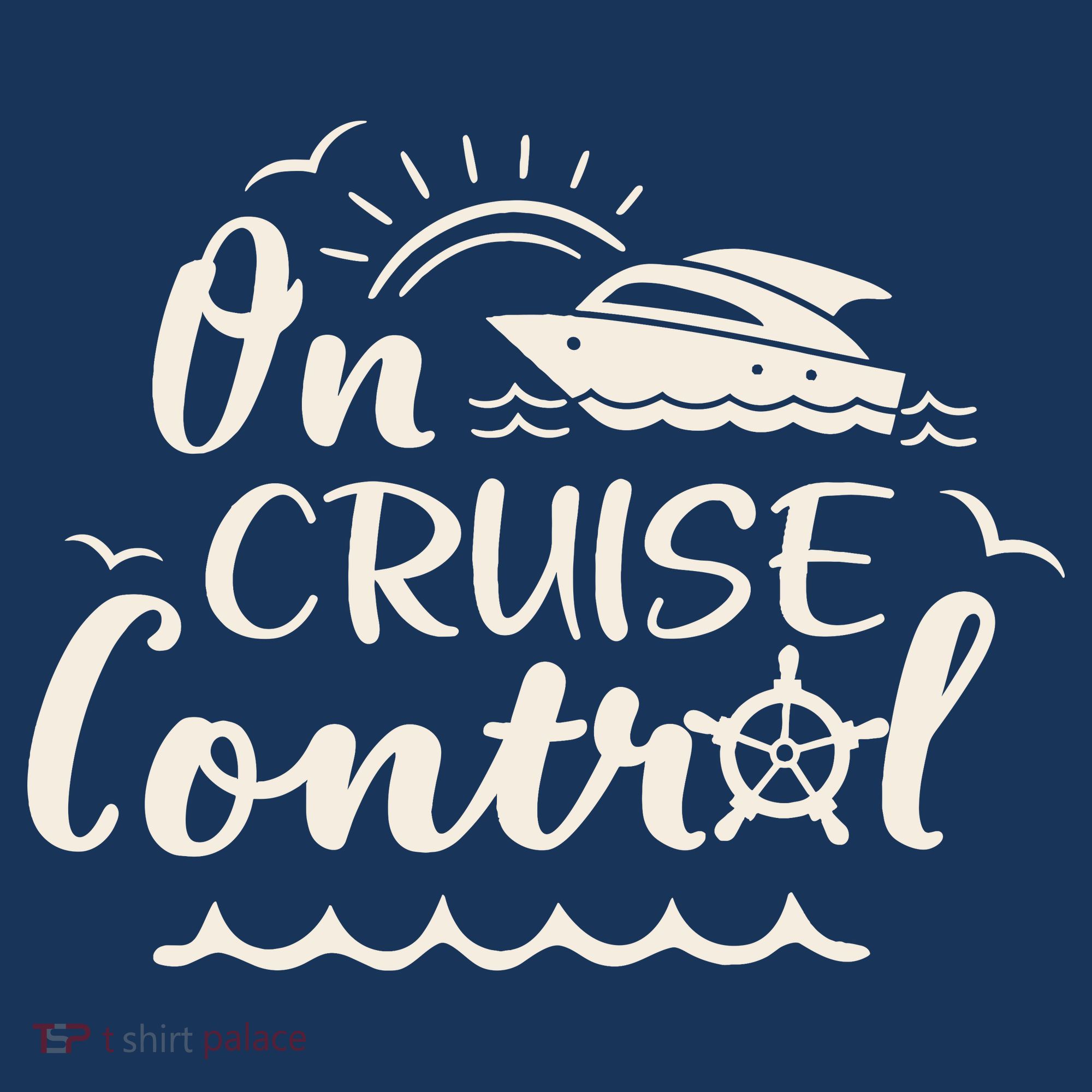 Cruise On Control Funny Boat Cruising Travel Summer Vacation Hat