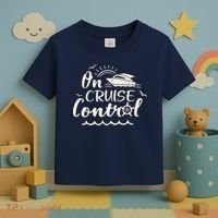 Cruise On Control Funny Boat Cruising Travel Summer Vacation Toddler T-Shirt thumb 3