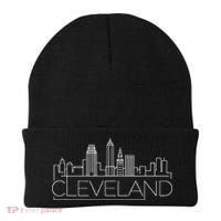 Cleveland Ohio City Skyline Beanie thumb 0