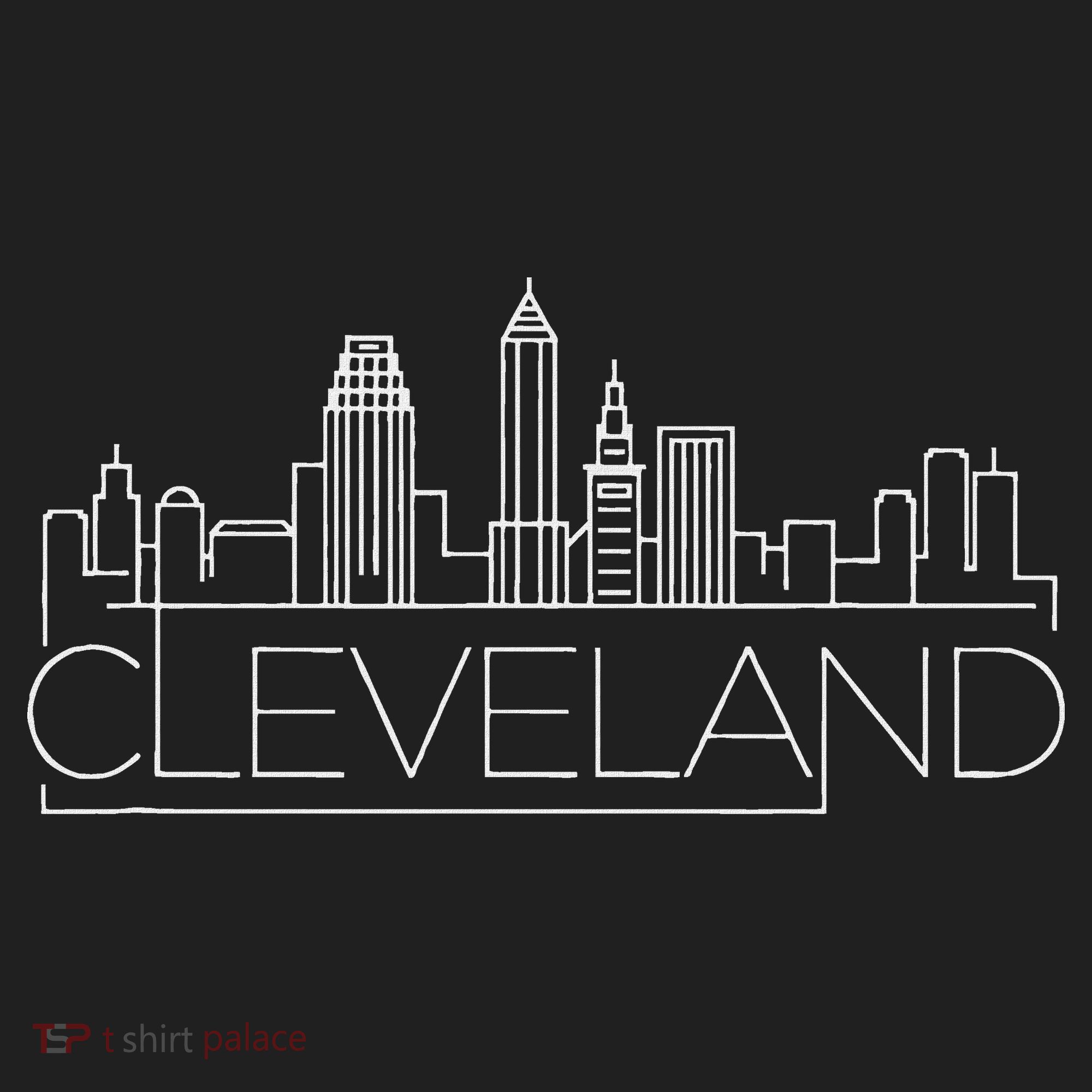 Cleveland Ohio City Skyline Beanie