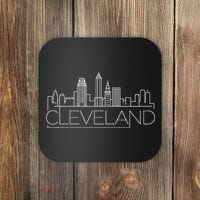 Cleveland Ohio City Skyline Coaster thumb 0
