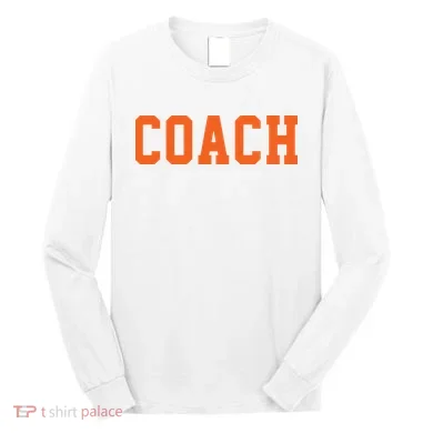Coach Orange Long Sleeve Shirt