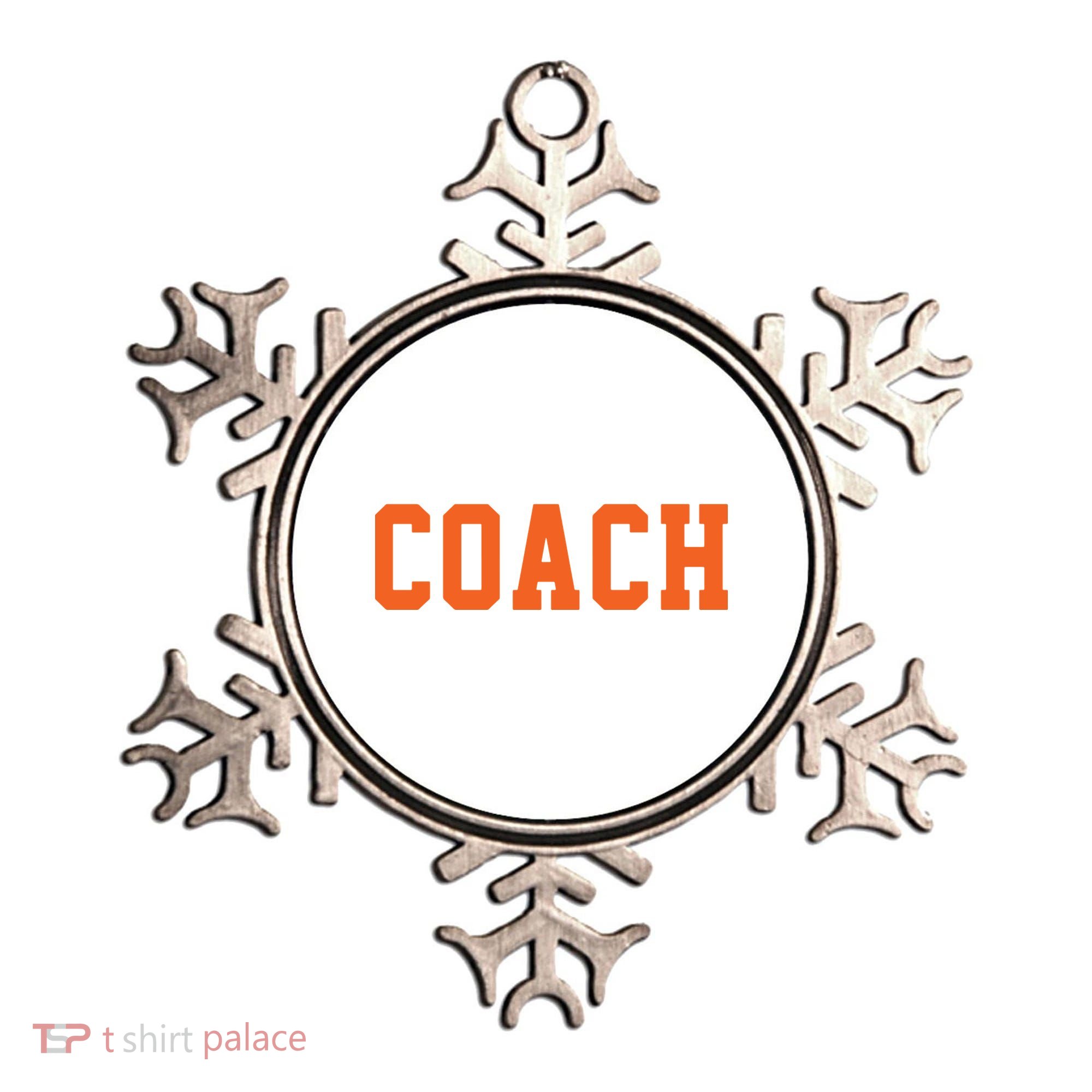 Coach Orange Ornament