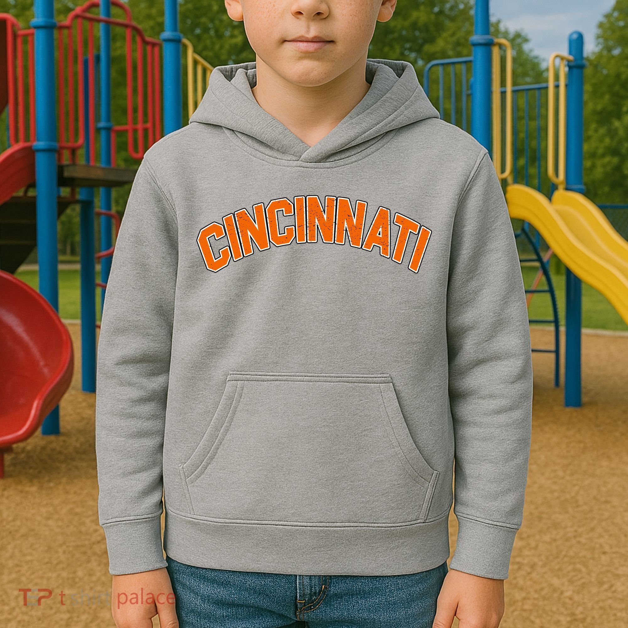 Cincinnati Ohio Kids Hoodie