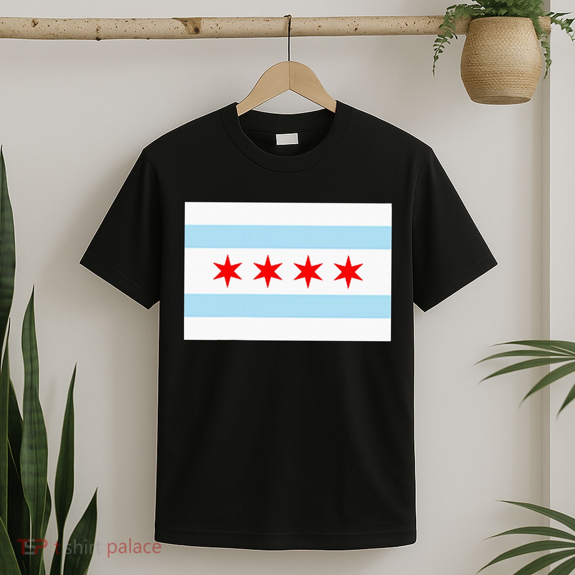 City Of Chicago Illinois Flag Windy City T-Shirt