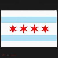 City Of Chicago Illinois Flag Windy City T-Shirt thumb 7