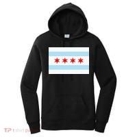 City Of Chicago Illinois Flag Windy City Women's Hoodie thumb 0