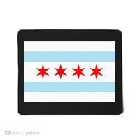 City Of Chicago Illinois Flag Windy City Mousepad thumb 0