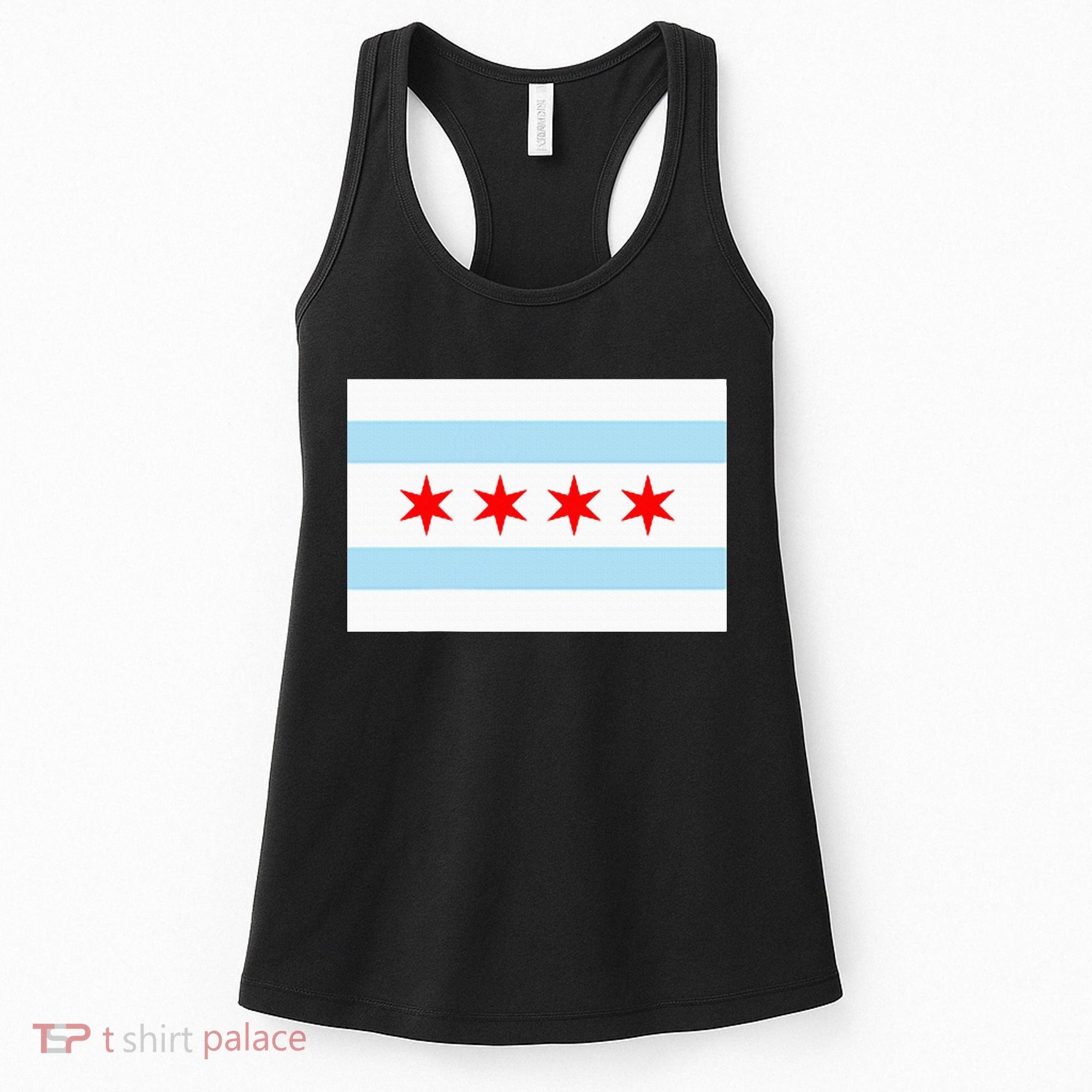 City Of Chicago Illinois Flag Windy City Women's Tank Top