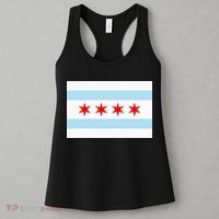 City Of Chicago Illinois Flag Windy City Women's Tank Top thumb 3