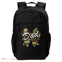 Camouflage Old Camo Dad Coquette Bow Duck Hunting Backpack thumb 0