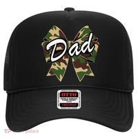 Camouflage Old Camo Dad Coquette Bow Duck Hunting Hat thumb 0