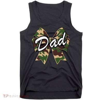 Camouflage Old Camo Dad Coquette Bow Duck Hunting Tank Top