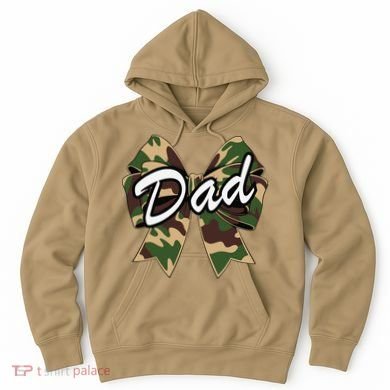 Camouflage Old Camo Dad Coquette Bow Duck Hunting Hoodie
