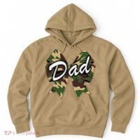 Camouflage Old Camo Dad Coquette Bow Duck Hunting Hoodie thumb 0