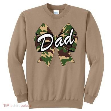 Camouflage Old Camo Dad Coquette Bow Duck Hunting Sweatshirt
