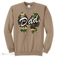 Camouflage Old Camo Dad Coquette Bow Duck Hunting Sweatshirt thumb 0