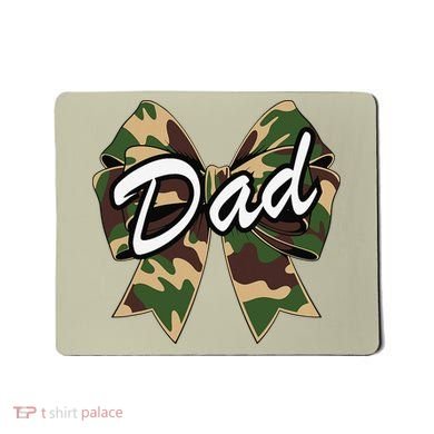 Camouflage Old Camo Dad Coquette Bow Duck Hunting Mousepad