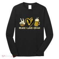 Cute Oktoberfest Costume Peace Love Prost Prost Oktoberfest Long Sleeve Shirt thumb 0