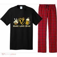 Cute Oktoberfest Costume Peace Love Prost Prost Oktoberfest Pajama Set thumb 0