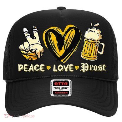 Cute Oktoberfest Costume Peace Love Prost Prost Oktoberfest Hat