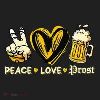 Cute Oktoberfest Costume Peace Love Prost Prost Oktoberfest Hat thumb 2
