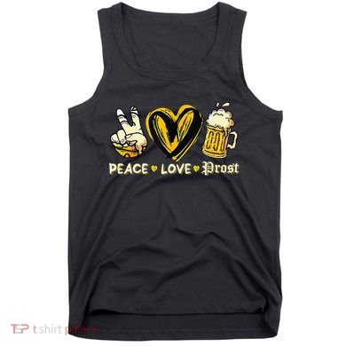 Cute Oktoberfest Costume Peace Love Prost Prost Oktoberfest Tank Top
