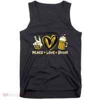 Cute Oktoberfest Costume Peace Love Prost Prost Oktoberfest Tank Top thumb 0