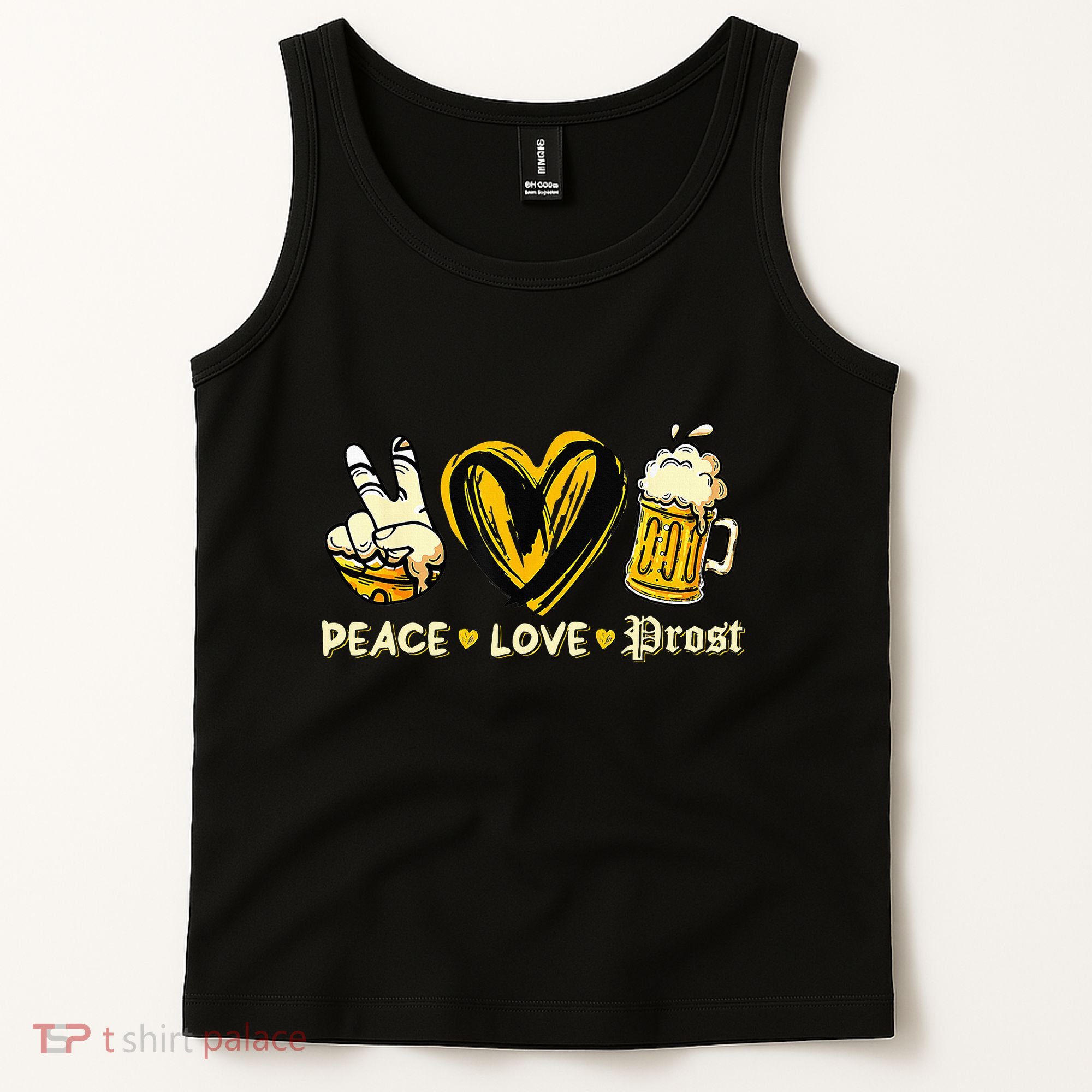 Cute Oktoberfest Costume Peace Love Prost Prost Oktoberfest Tank Top
