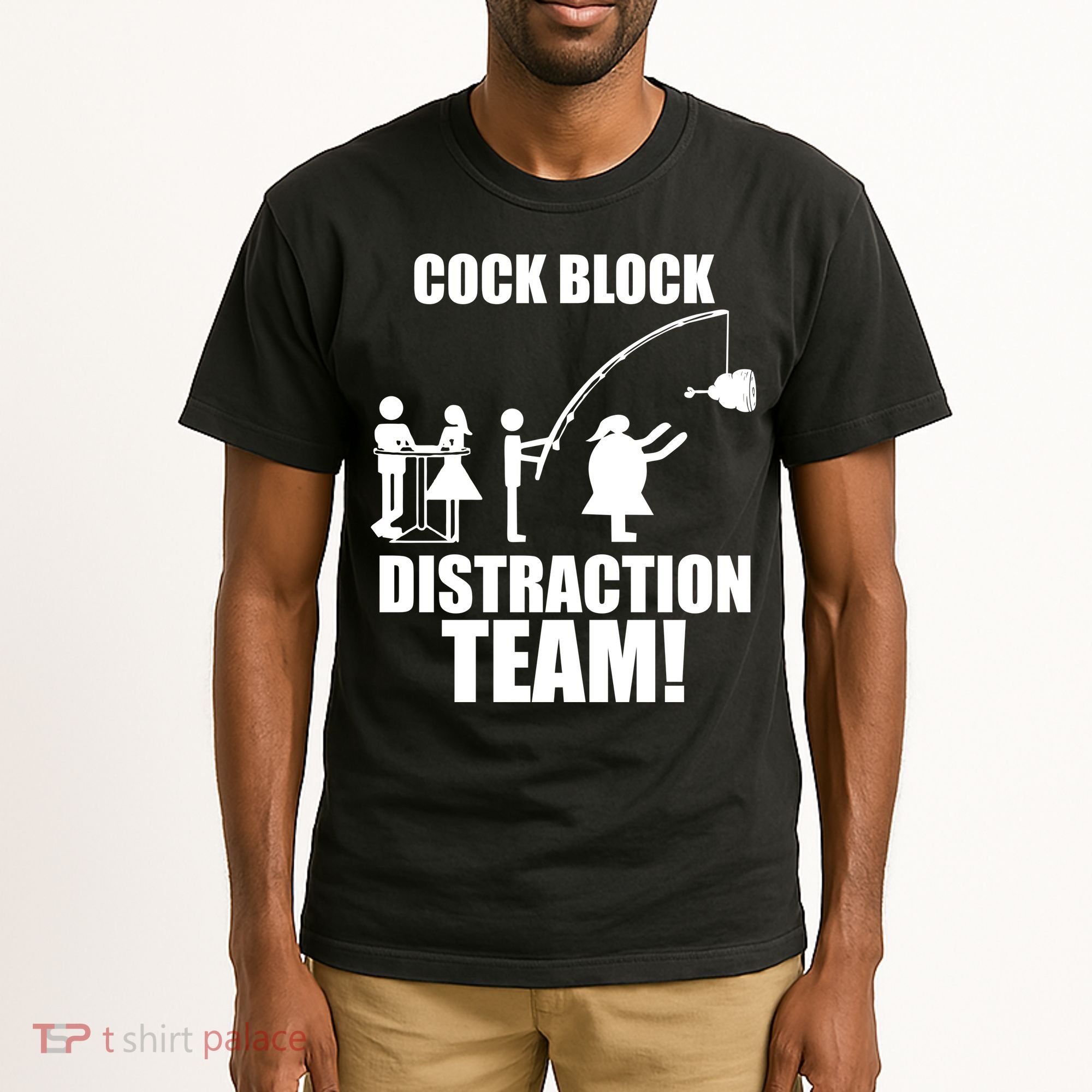Cock Block Distraction Team Tall T-Shirt