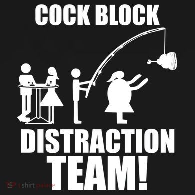 Cock Block Distraction Team Tall T-Shirt
