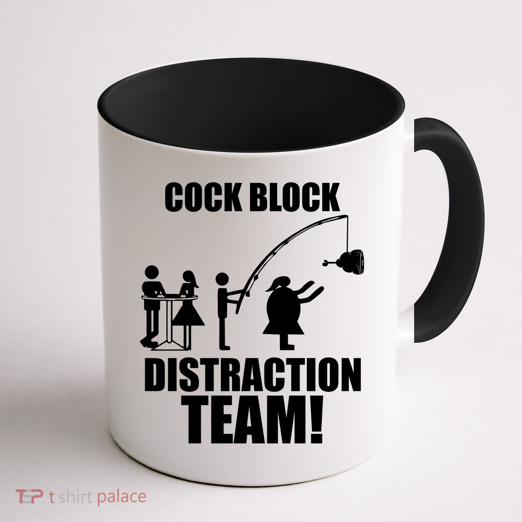 Cock Block Distraction Team Coffee Mug