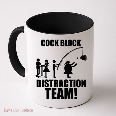 Cock Block Distraction Team Coffee Mug