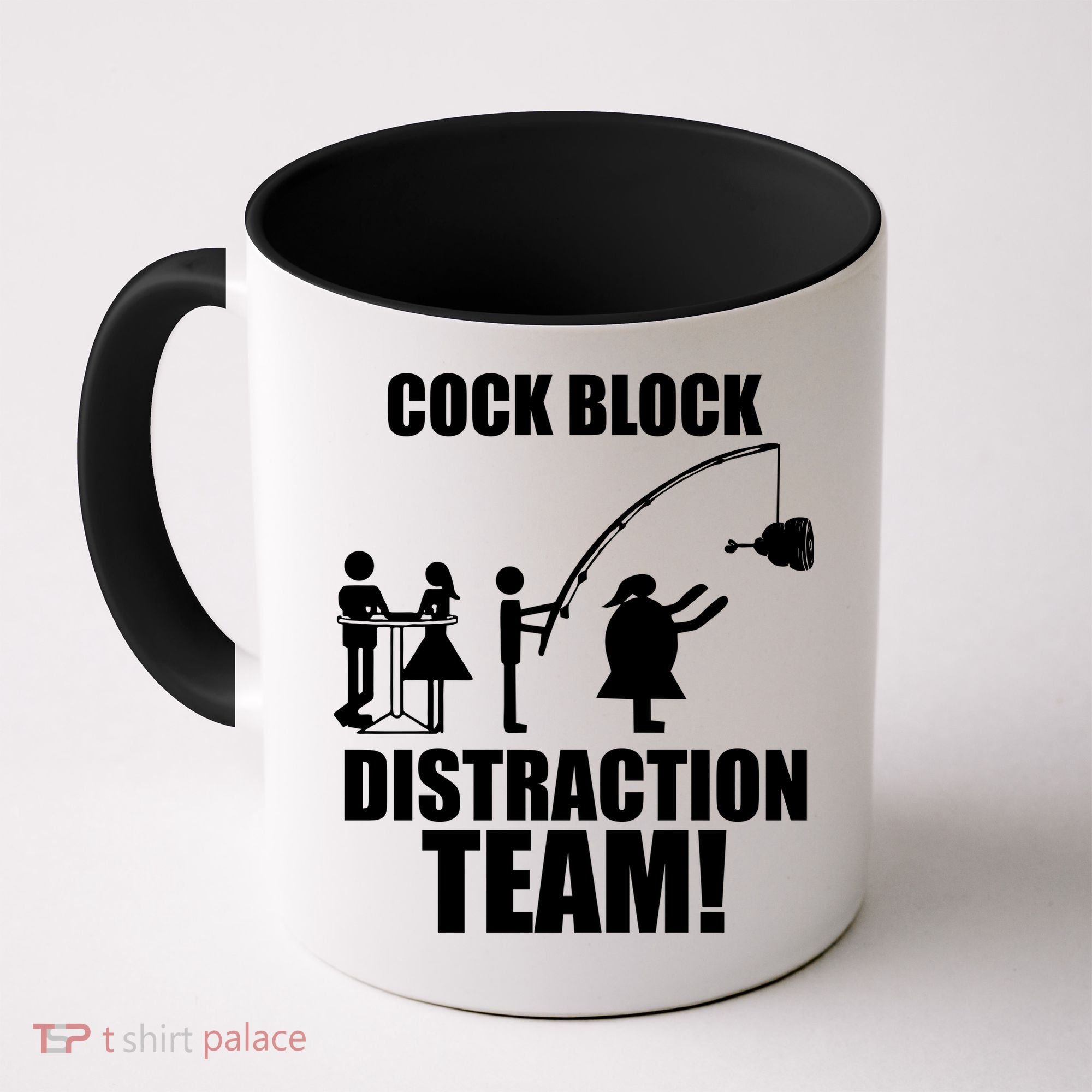 Cock Block Distraction Team Coffee Mug