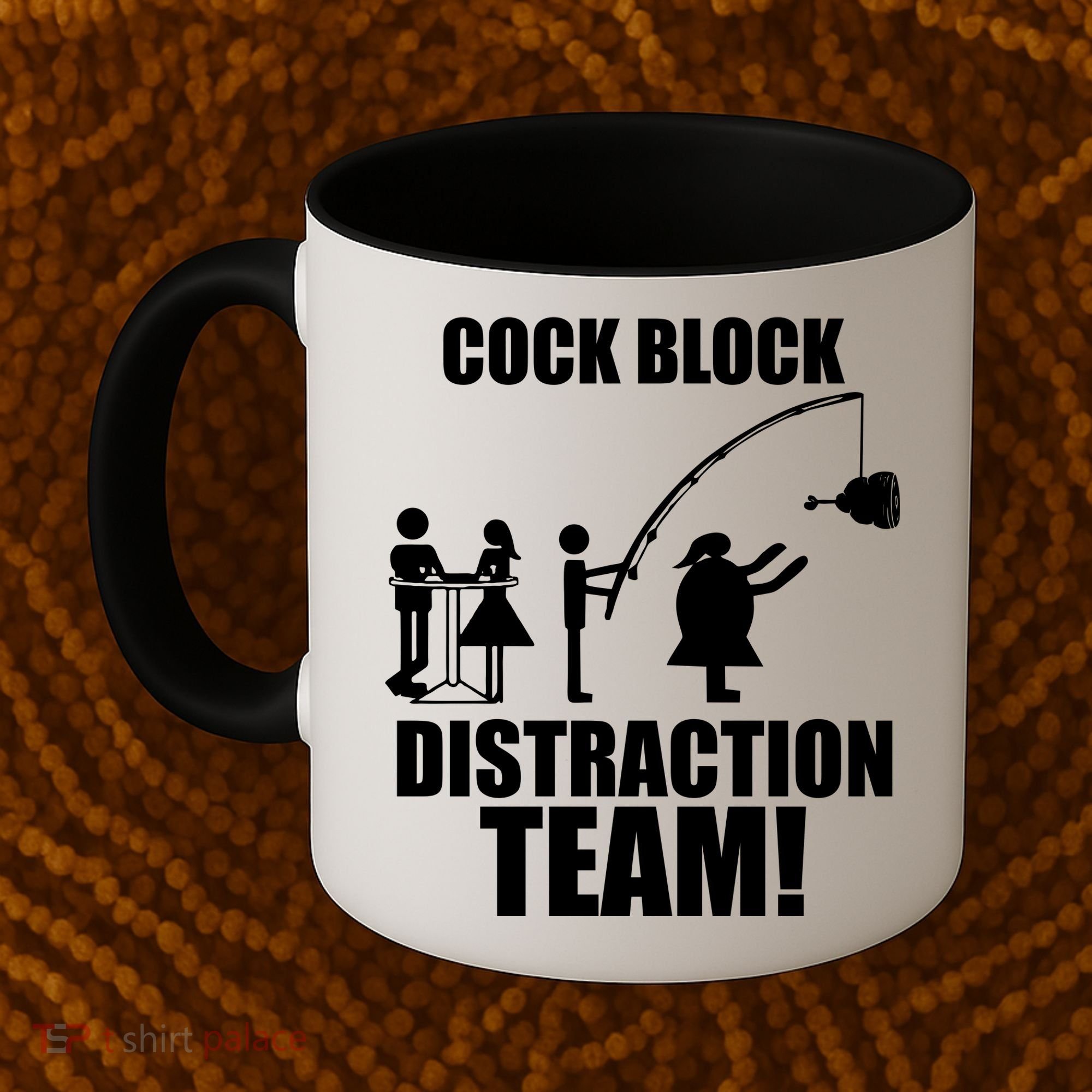 Cock Block Distraction Team Coffee Mug