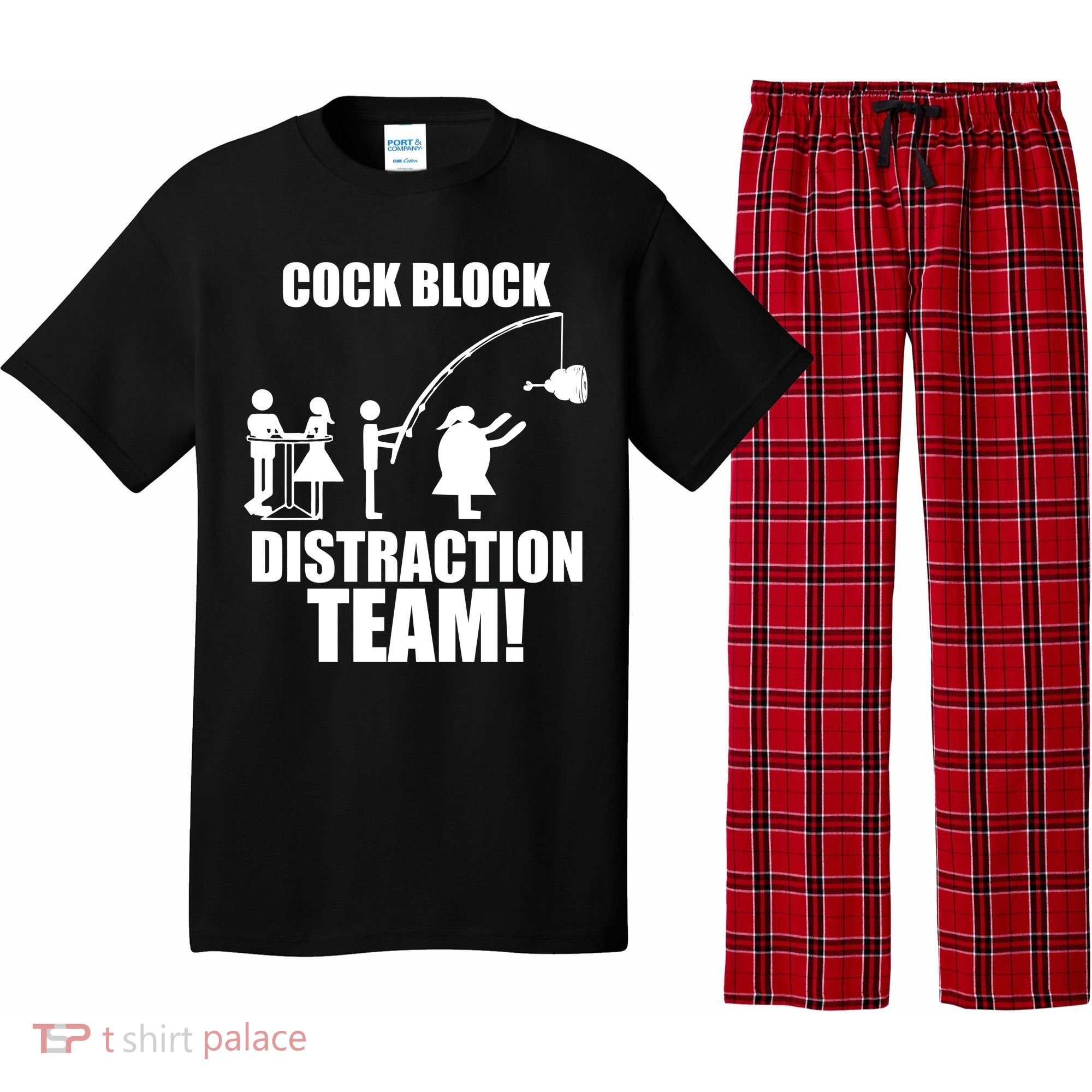 Cock Block Distraction Team Pajama Set
