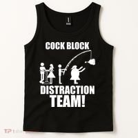 Cock Block Distraction Team Tank Top thumb 2
