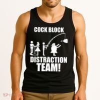 Cock Block Distraction Team Tank Top thumb 3