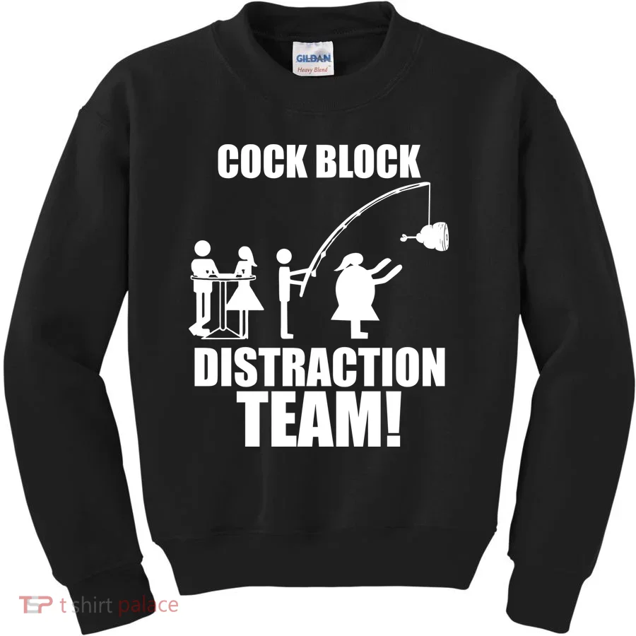 Cock Block Distraction Team Kids Sweatshirt