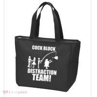 Cock Block Distraction Team Tote Bag thumb 3