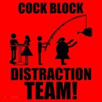 Cock Block Distraction Team Santa Hat thumb 1