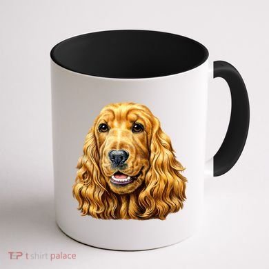 Cocker Spaniel Face Coffee Mug back