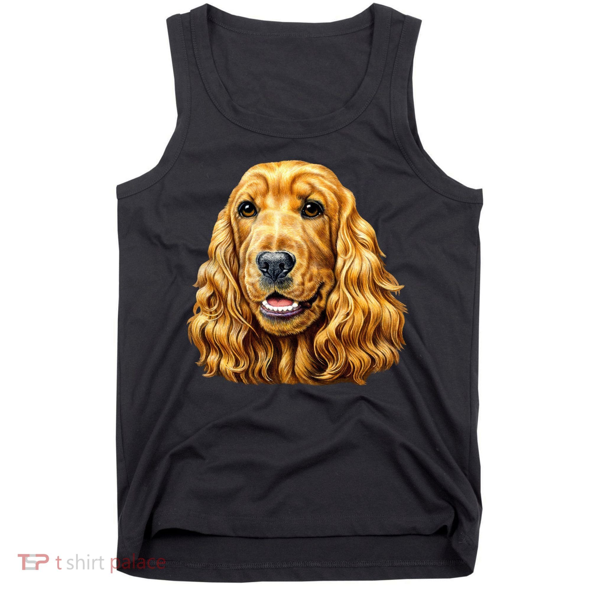 Cocker Spaniel Face Tank Top