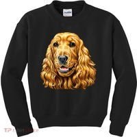 Cocker Spaniel Face Kids Sweatshirt thumb 0