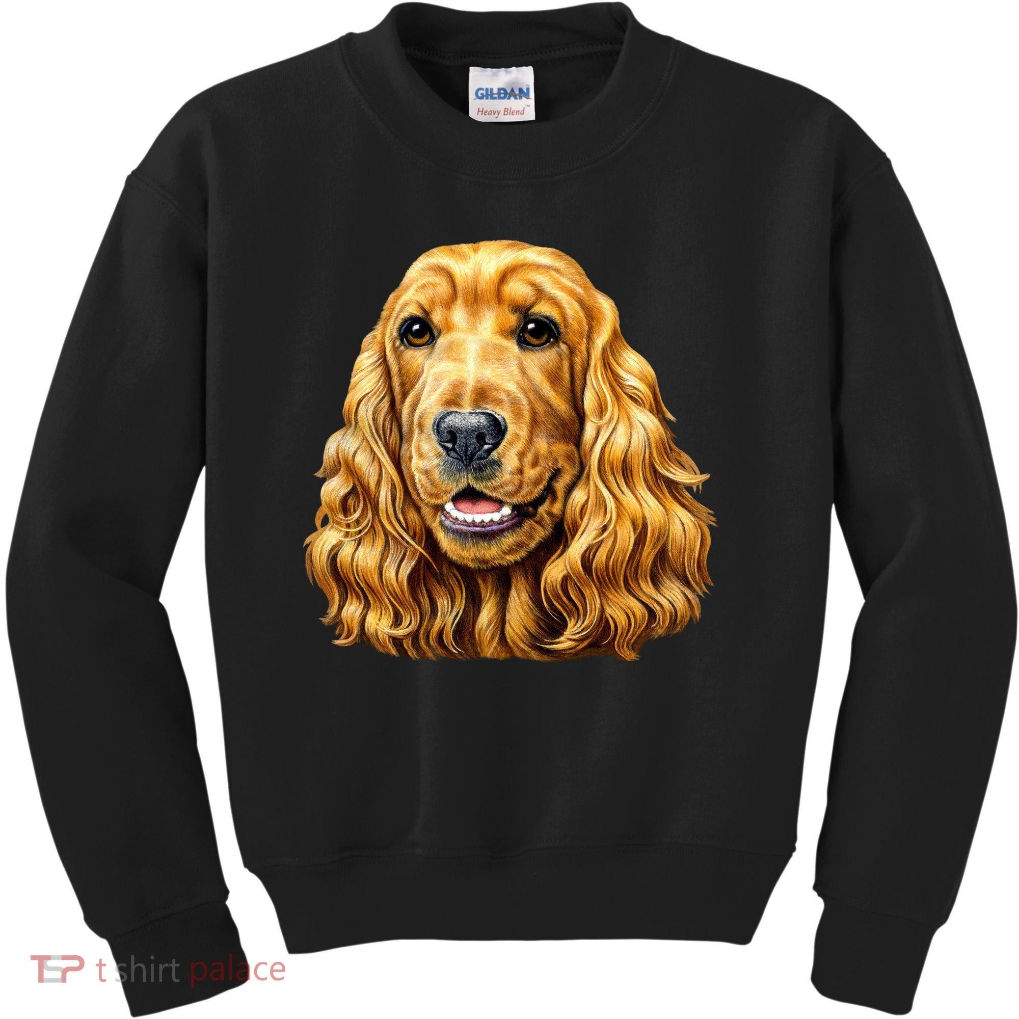 Cocker Spaniel Face Kids Sweatshirt