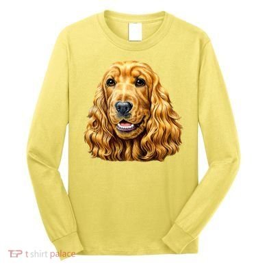 Cocker Spaniel Face Long Sleeve Shirt